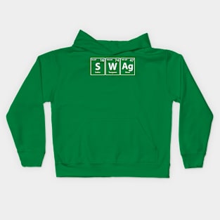 Swag (S-W-Ag) Periodic Elements Spelling Kids Hoodie